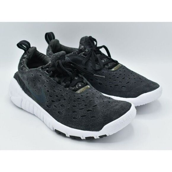 Nike Women Size 8.5 Free Run Trail Black Anthracite White Running Shoes Sneakers - Picture 3 of 7